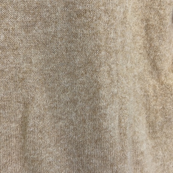 J. Crew - Tan Mock-neck 100 Percent Cashmere Long Sleeve Soft Sweater Size Sm - Picture 11 of 11
